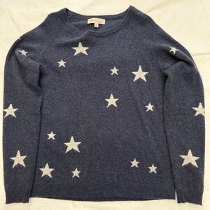 Philosophy Celestial Stars Blue Crew Neck Sweater
